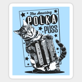 Polka Puss! Magnet